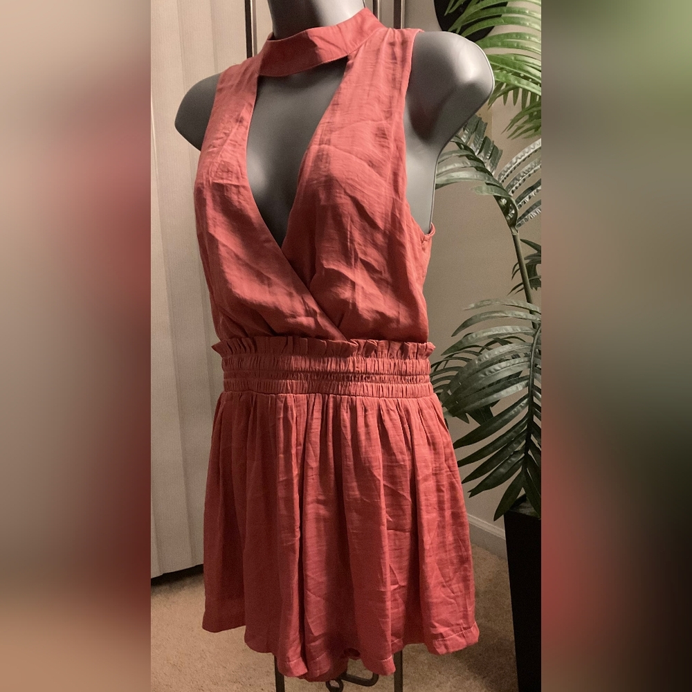 L'ATISTE Class & Sass Coral Romper*Sale - Picture 2 of 6